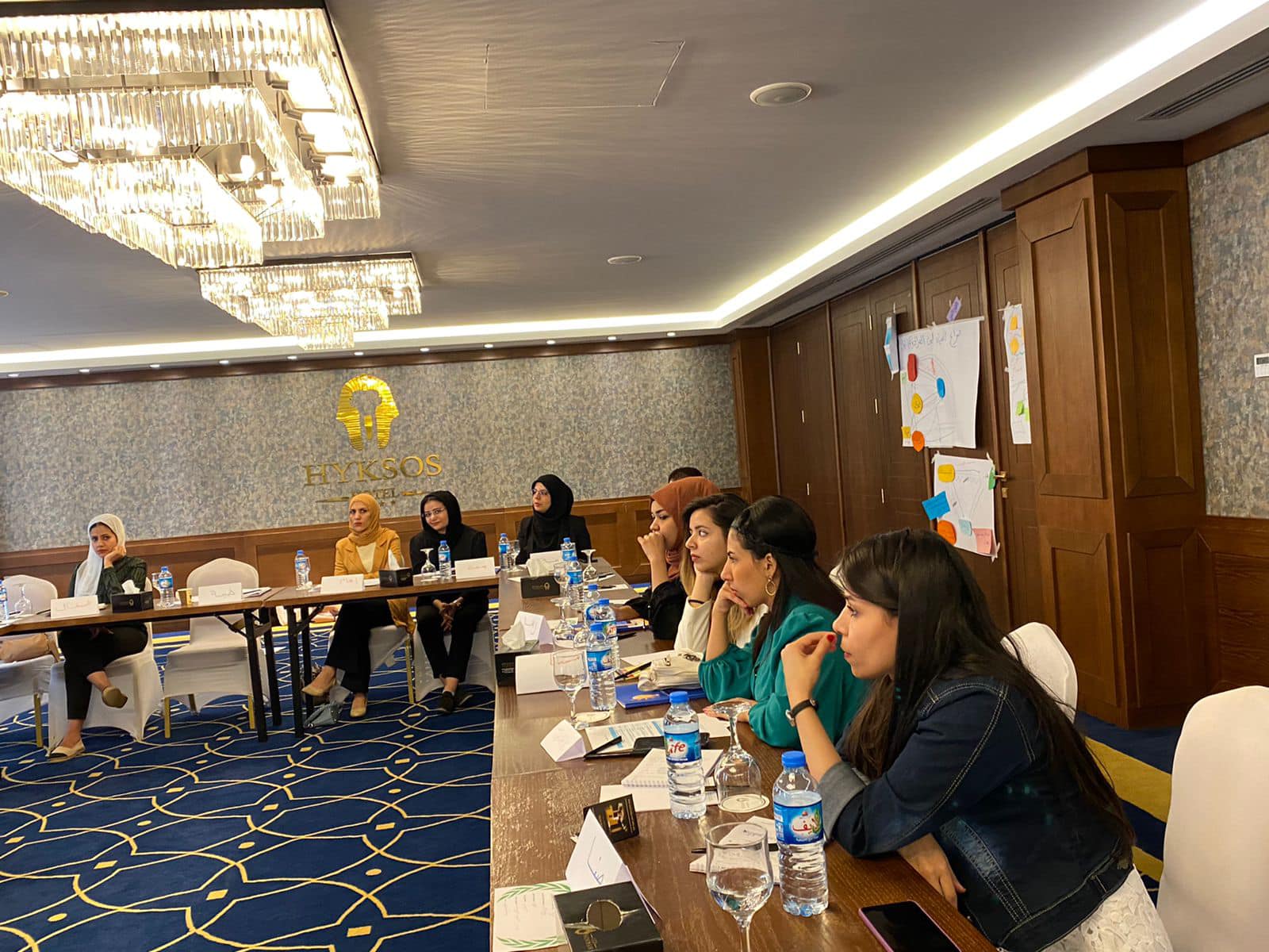 هي تشارك في تدريب حول "نساء العراق للسلام والحكم الرشيد"